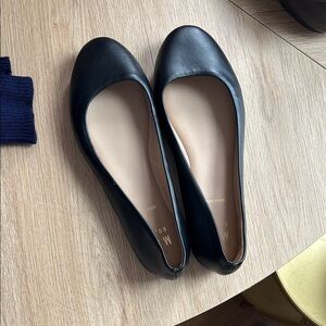 M. Gemi Black Flats Elegant Leather Loafers
